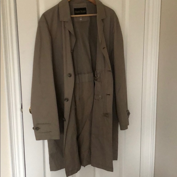 Harry Rosen Trench Coat - Picture 2 of 12